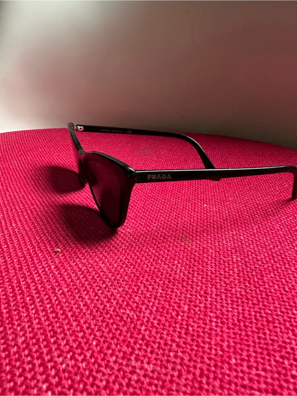 Prada PR O1 Vs sunglasses cat eye black - Picture 2 of 2